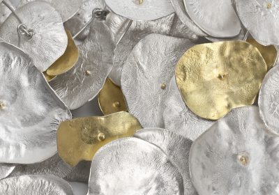 5 strand oval dome neckpiece detail